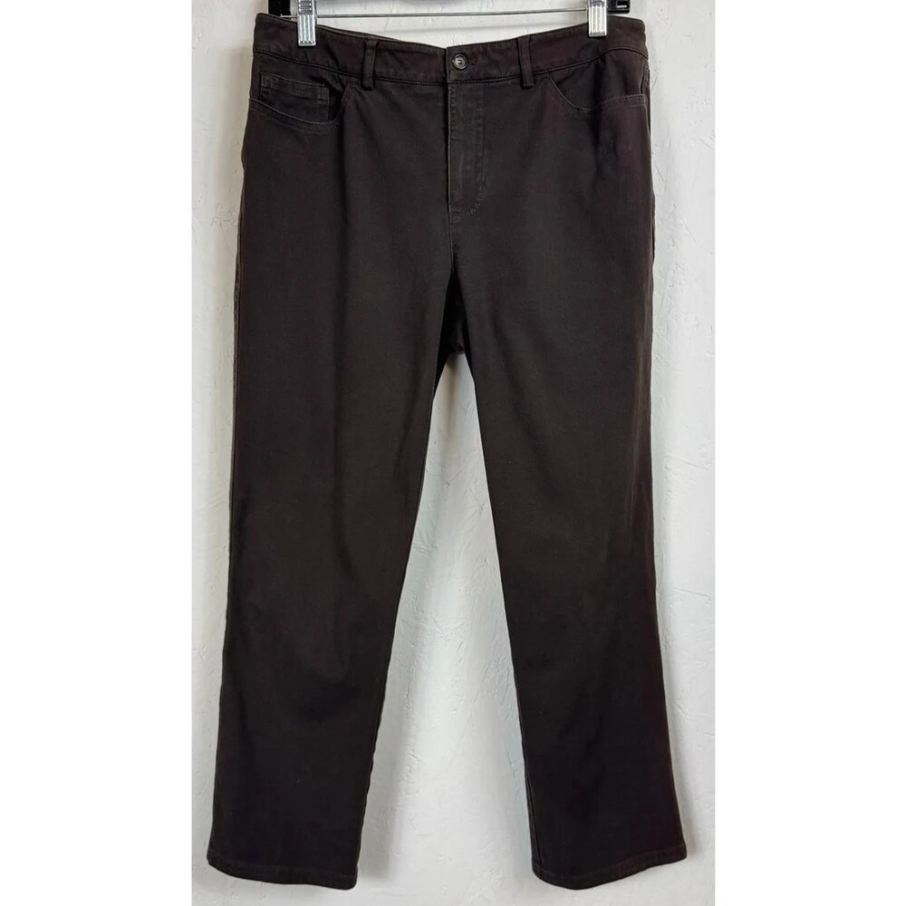 Peace Of Cloth Brown Capris Women's Size 6